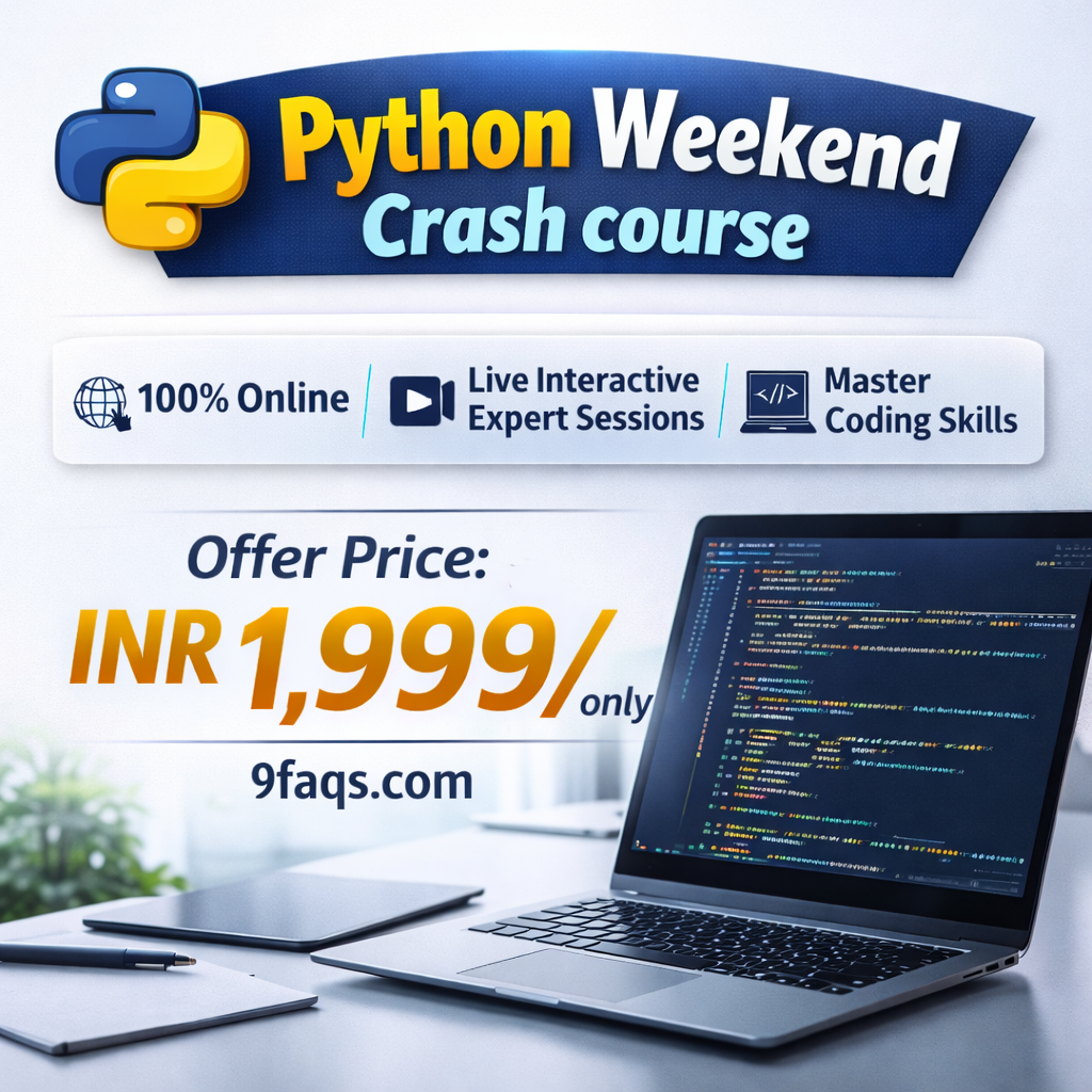 Python Weekend Workshop Crash course